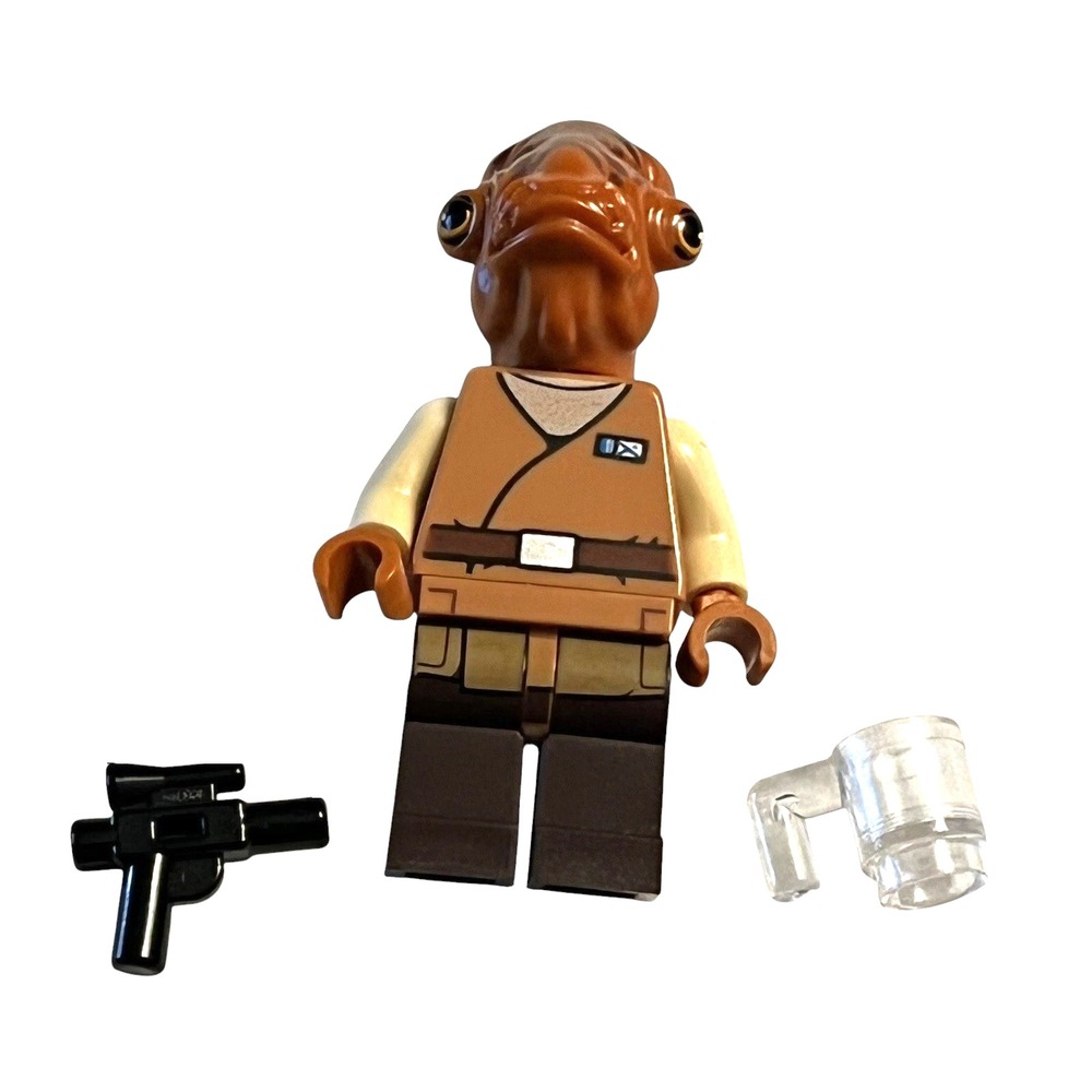 LEGO Star‎ Wars Minifigure Figure / ADMIRAL ACKBAR Resistance Transporter 75140